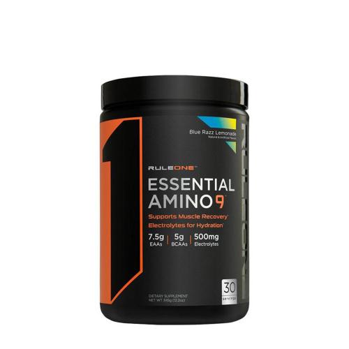 Rule1 Essential Amino 9  (345 g, Blaue Razz-Limonade)