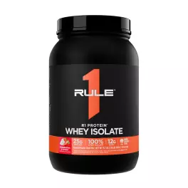 Rule1 R1 Protein Whey Isolate (900 g, Erdbeercreme)