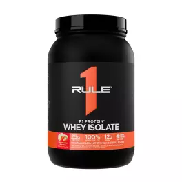 Rule1 R1 Protein Whey Isolate (899 g, Erdbeere Banane)