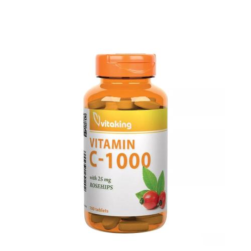 Vitaking Vitamin C 1000 mg with Rosehip (100 Tabletten)