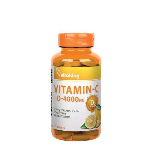 Vitaking Vitamin C-1000 + D-4000 (90 Tabletten)