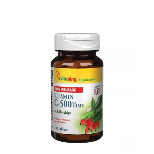 Vitaking Vitamin C-500 Time Release with Rosehips (100 Tabletten)