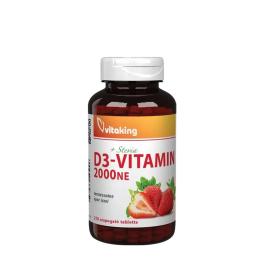 Vitaking Vitamin D3 2000 IU  (210 Lutschtabletten, Erdbeere)