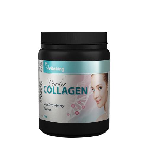 Vitaking Collagen Powder (330 g, Erdbeerbeutel)