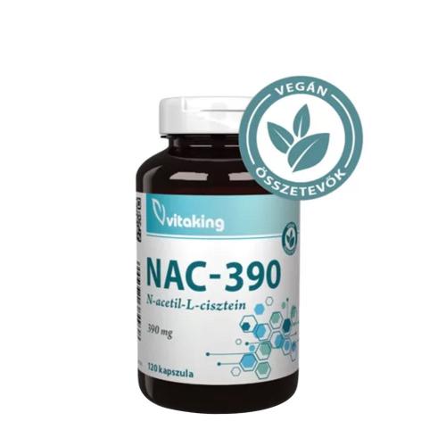 Vitaking NAC-390 (N-acetyl-L-cysteine) 390 mg (120 Kapseln)