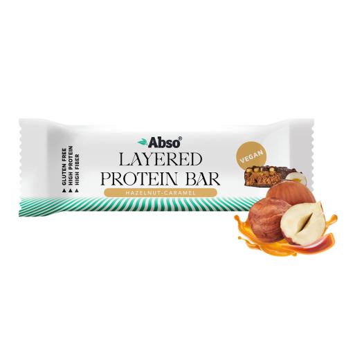 AbsoRICE ABSORICE ABSOBAR LAYERED PROTEIN BAR (50g, hazelnut-caramel) (50 g, Hazelnut - Caramel)