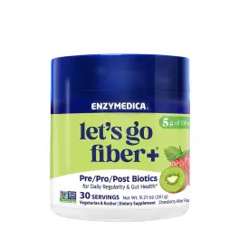 Enzymedica Let’s Go Fiber+ Strawberry Kiwi (30 Portionen)