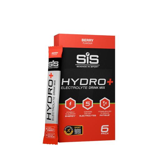 Science in Sport SIS POWDER HYDRO+ (6x4.1g, lemon) (6 x 4,5 g, Beere)