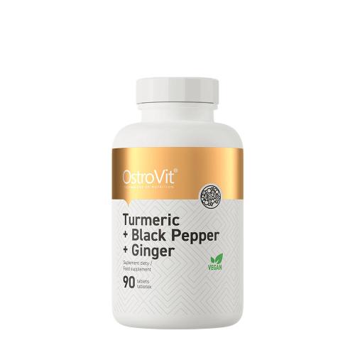 OstroVit Turmeric + Black Pepper + Ginger (90 Tabletten)