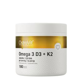 OstroVit Omega 3 D3+K2 (180 Kapseln)