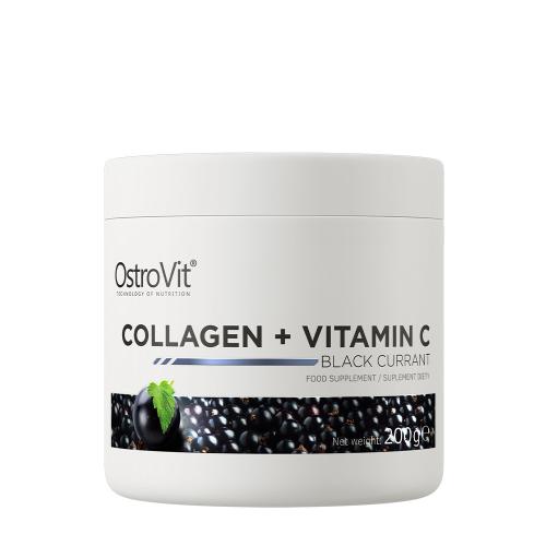 OstroVit Collagen + Vitamin C (200 g, Schwarze Johannisbeere)