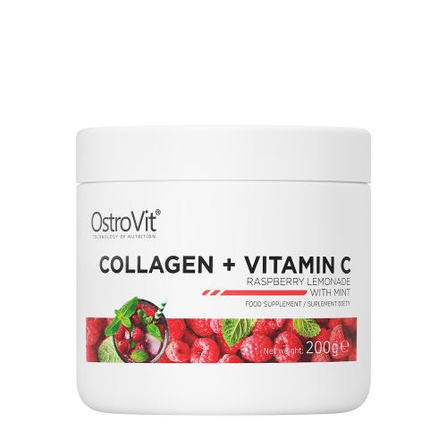 OstroVit Collagen + Vitamin C (200 g, Himbeerlimonade mit Minze)