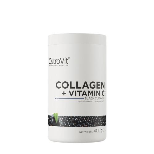 OstroVit Collagen + Vitamin C (400 g, Schwarze Johannisbeere)