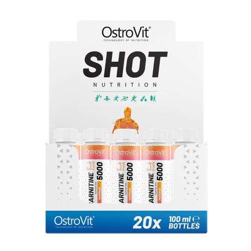 OstroVit L-Carnitine 5000 Shot Display (20 x 100 ml)