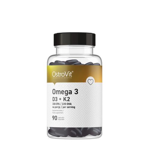 OstroVit Omega 3 D3 + K2 (90 Kapseln)