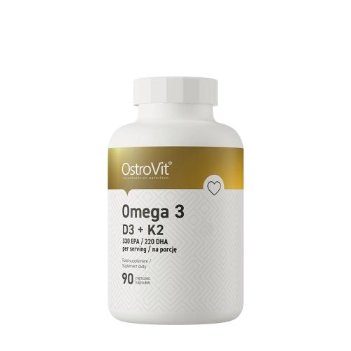 OstroVit Omega 3 D3 + K2 (90 Kapseln)