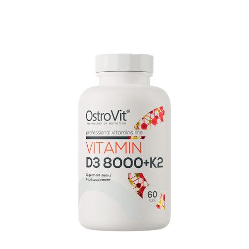 OstroVit Vitamin D3 8000 IU + K2 (60 Tabletten)