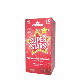   Natures Aid Super Stars Multivitamin (60 Kautabletten, Kirsche)