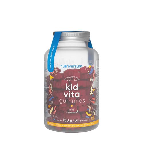 Nutriversum Kid Vita Gummies  (60 Gummibonbons, Erdbeerbeutel)