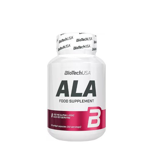 BioTechUSA ALA - 250 mg alpha lipoic acid (50 Kapseln)