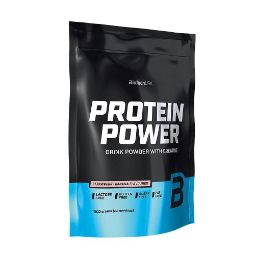 BioTechUSA Protein Power (1000 g, Erdbeere Banane)