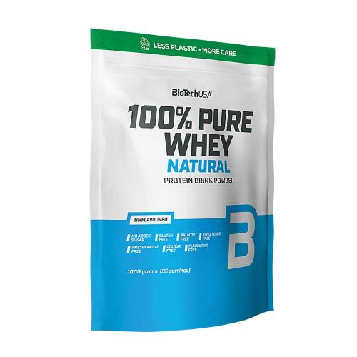 BioTechUSA 100% Pure Whey Natural (1000 g, Geschmacksneutral)