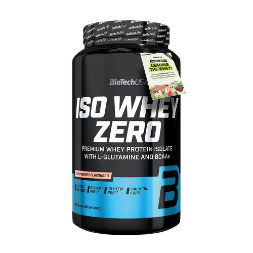 BioTechUSA Iso Whey Zero  (908 g, Erdbeere)