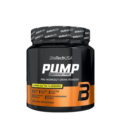 BioTechUSA Pump Caffeine Free (330 g, Zitronen-Eistee)