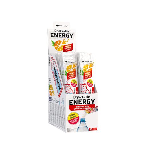 Olimp Labs Drinks for life ENERGY (20 Beutel, Frische Orangen)