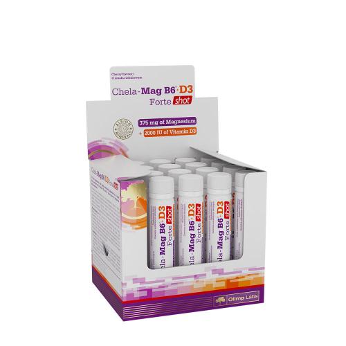 Olimp Labs Chela Mag B6+D3 Forte shot (25 ml, Kirsche)