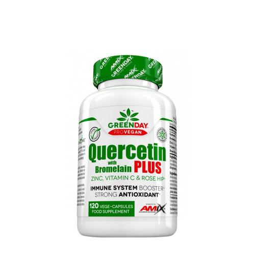 Amix GreenDay® ProVEGAN Quercetin with Bromelain Plus (120 Kapseln)