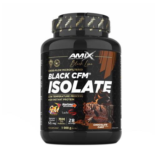 Amix Black Line Black CFM Isolate (1000 g, Schokoladenkuchen)