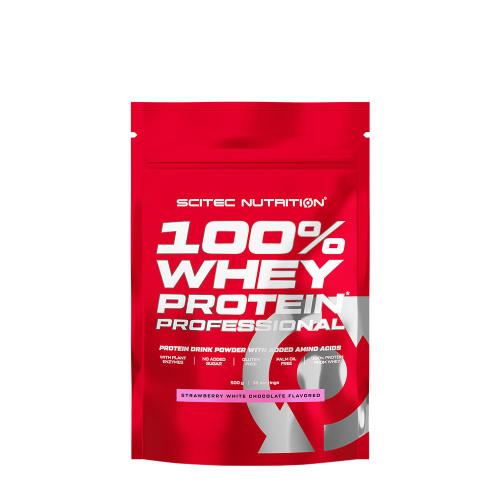 Scitec Nutrition 100% Whey Protein Professional (500 g, Erdbeere Weiße Schokolade)