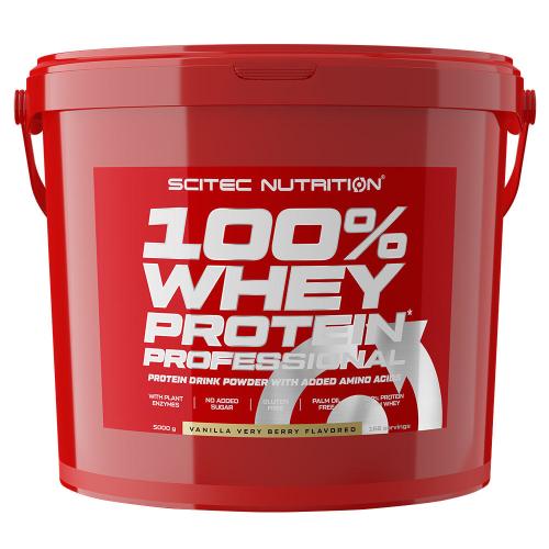 Scitec Nutrition 100% Whey Protein Professional (5000 g, Vanille-Waldbeere)