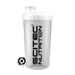   Scitec Nutrition Scitec Shaker (700 ml, Opaque White Lid White)