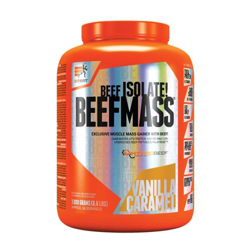 Extrifit Beefmass (3000 g, Vanille Karamell)