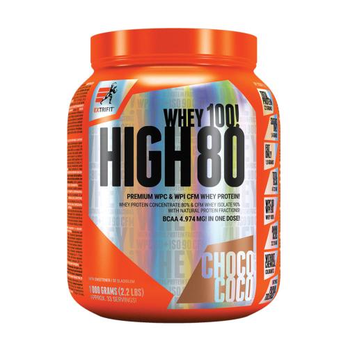 Extrifit High Whey 80 (1000 g, Schokoladen-Kokosnuss)