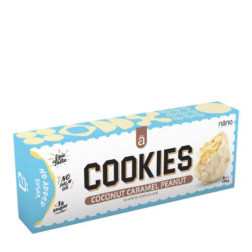 Nanosupps COOKIES - Protein Cookies (128 g, Kokosnuss-Karamell-Erdnuss)