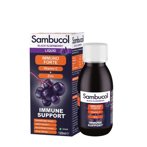 Sambucol Immuno Forte Liquid (120 ml, Schwarzer Holunder)