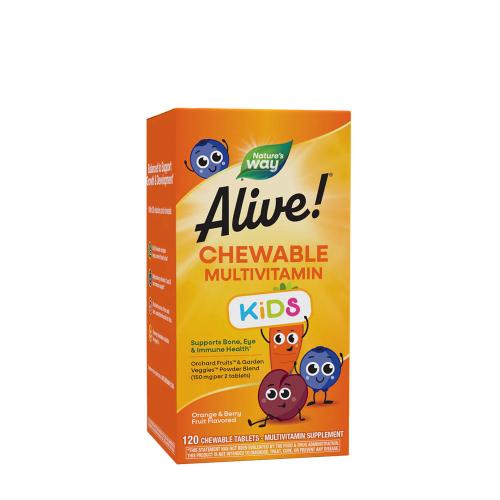 Natures Way Alive!® Kids Chewable Multivitamin (120 Kautabletten)