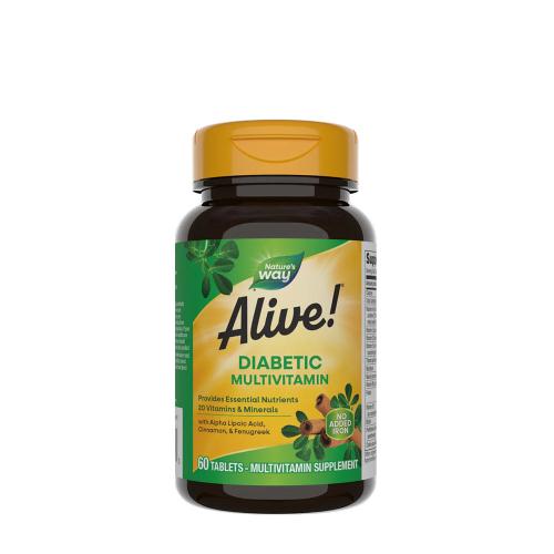 Natures Way Alive!® Diabetic Multivitamin (60 Tabletten)