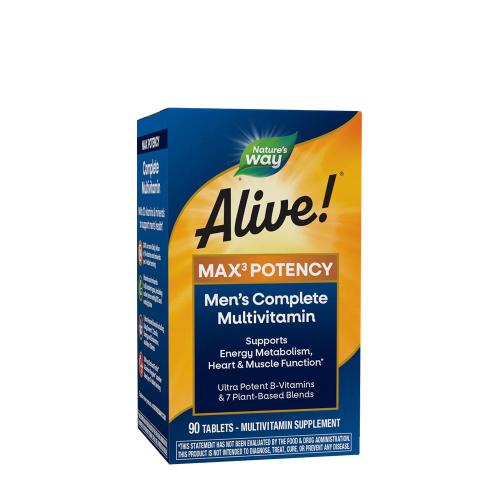 Natures Way Alive!® Men’s Max3 Daily Multivitamin (90 Tabletten)