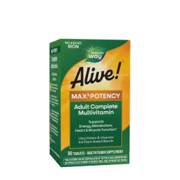   Nature's Way Alive!® Max3 Daily Multivitamin Without Iron (90 Tabletten)