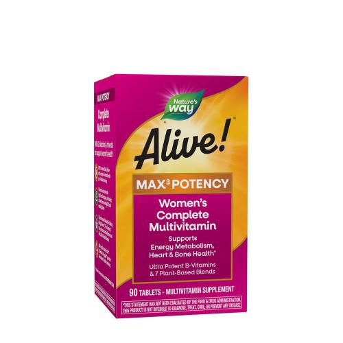 Natures Way Alive!® Max3 Potency Women’s Multivitamin (90 Tabletten)