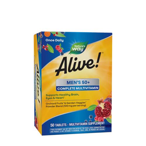 Natures Way Alive!® Men's 50+ Complete Multivitamin (50 Tabletten)