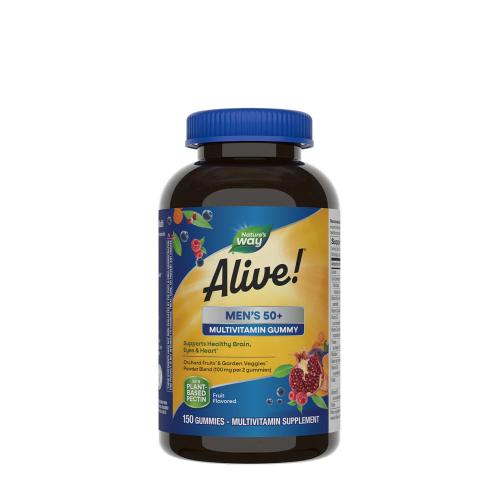 Natures Way Alive!® Men’s 50+ Gummy Multivitamin (150 Gummibonbons)