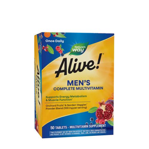 Natures Way Alive!® Men’s Complete Multivitamin (130 Tabletten)