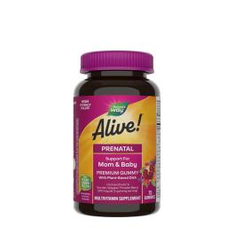   Nature's Way Alive!® Premium Prenatal Gummies (75 Gummibonbons, Erdbeere-Zitrone)