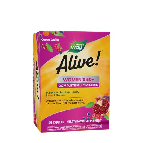 Natures Way Alive!® Women’s 50+ Complete Multivitamin (50 Tabletten)