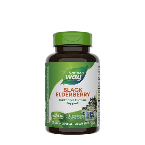 Natures Way Black Elderberry (100 Kapseln)